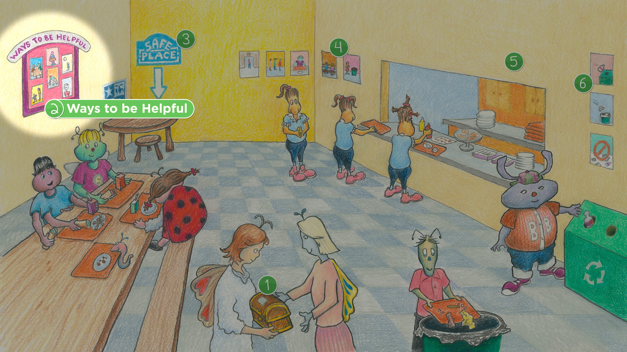 Cafeteria: Ways To Be Helpful