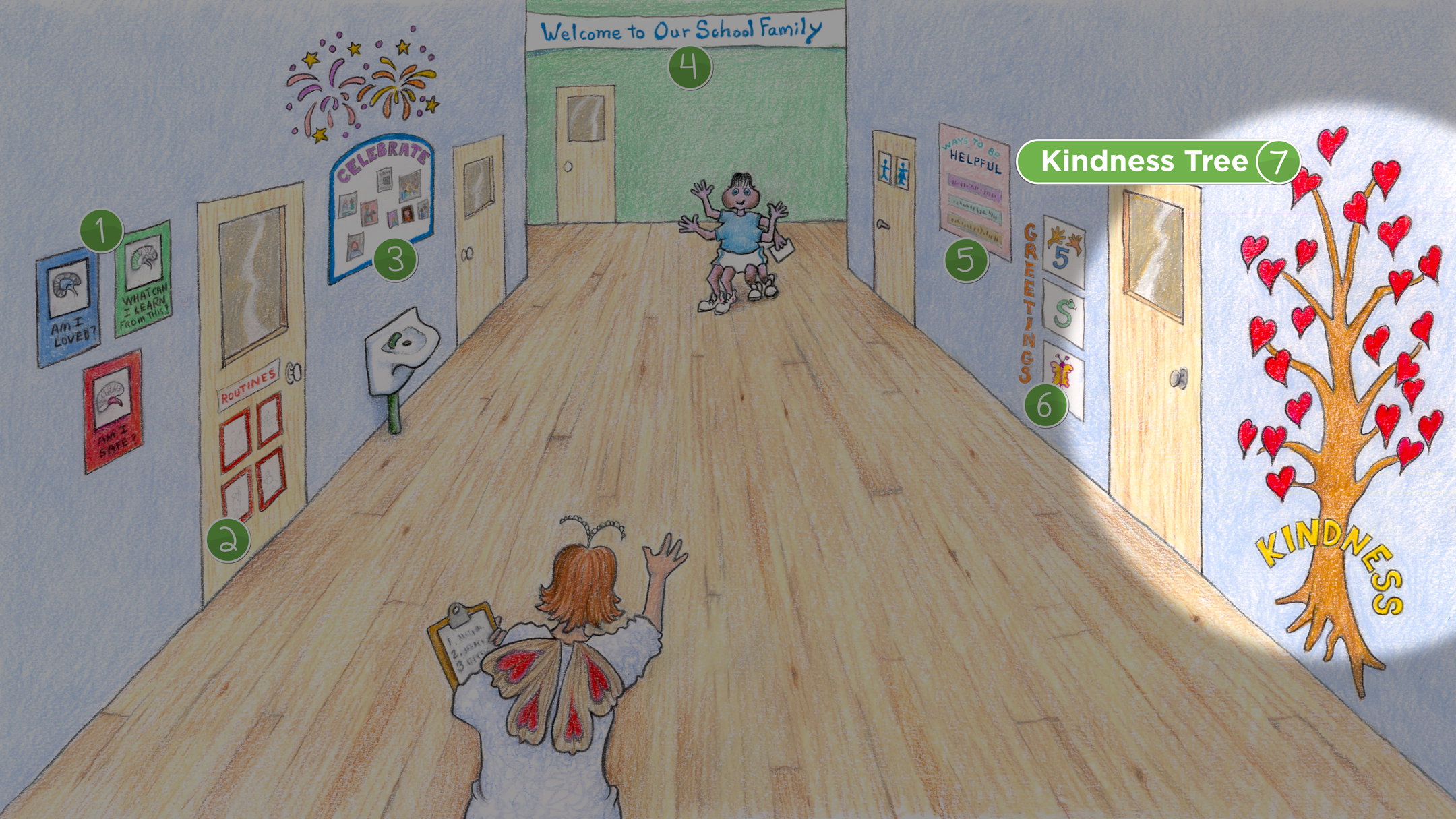 Hallway: Kindness Tree