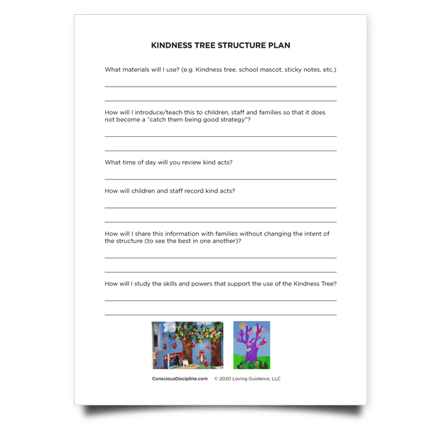 Kindness Tree Structure Plan