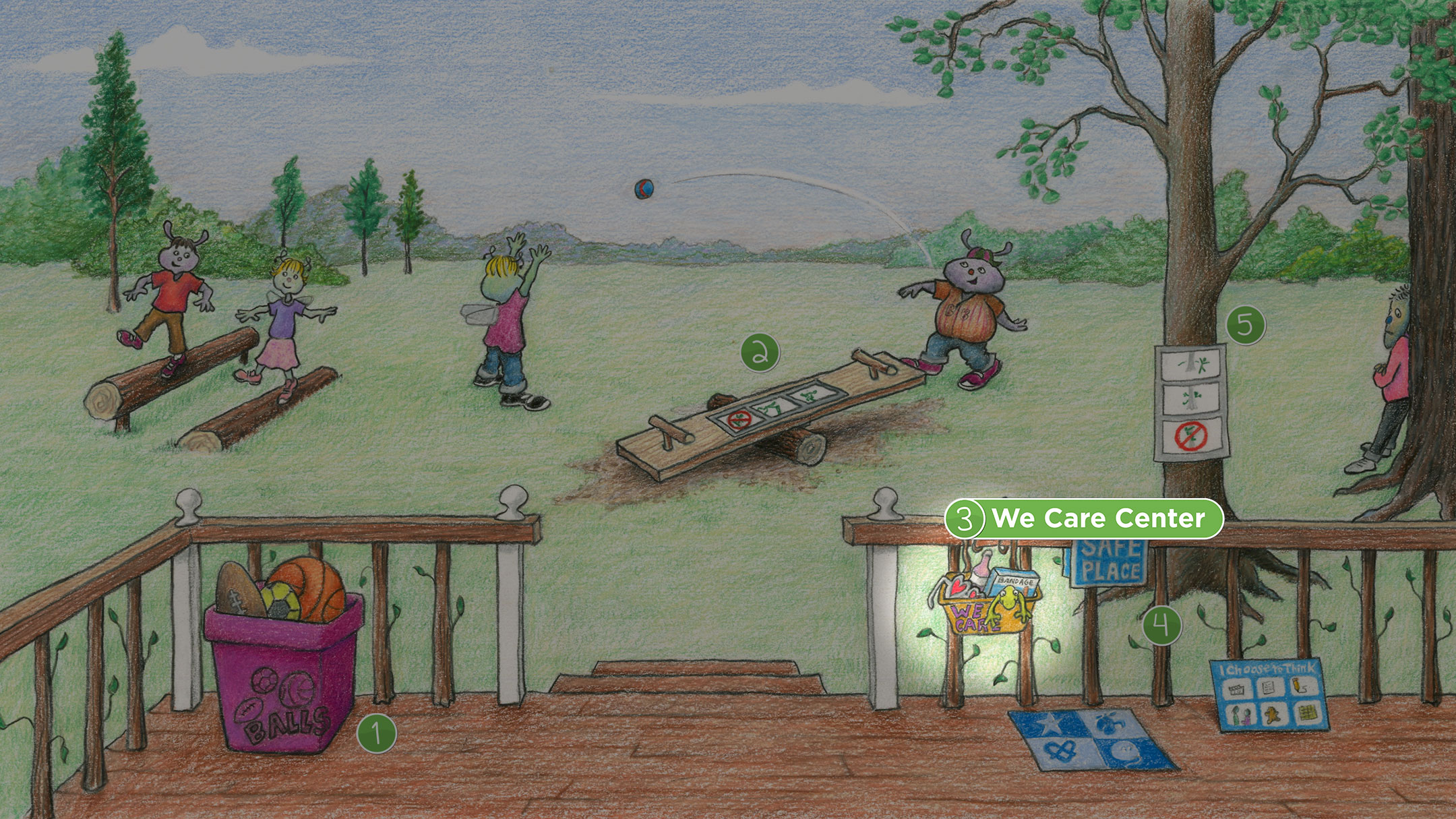 Backyard: We Care Center