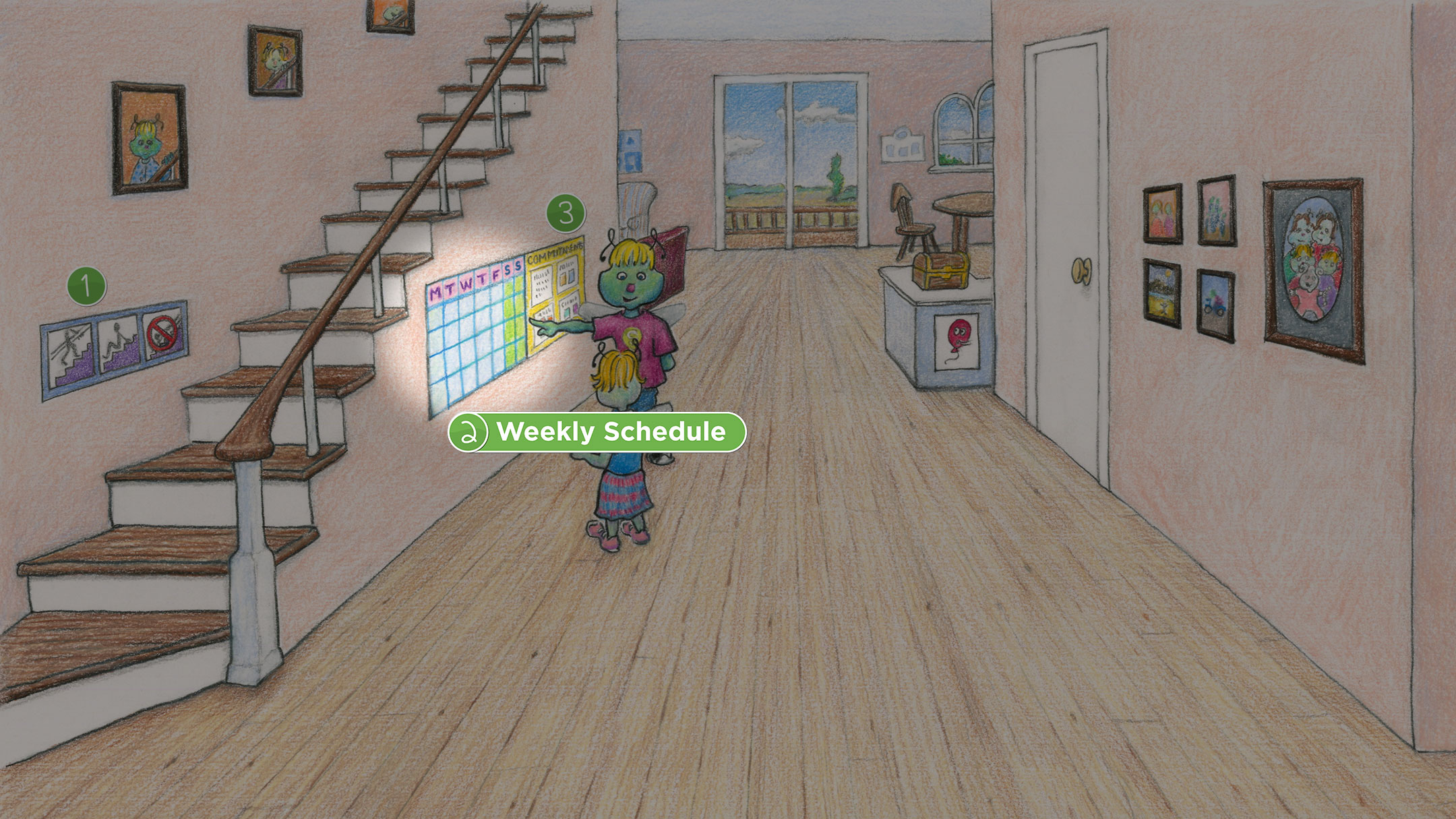 Hallway: Weekly Schedule