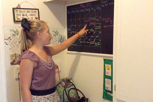 Hallway: Monthly Schedule