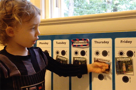 Hallway: Weekly Schedule