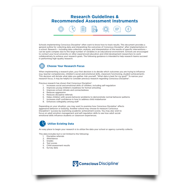 Research Guidelines and Recommended Assessment Instruments