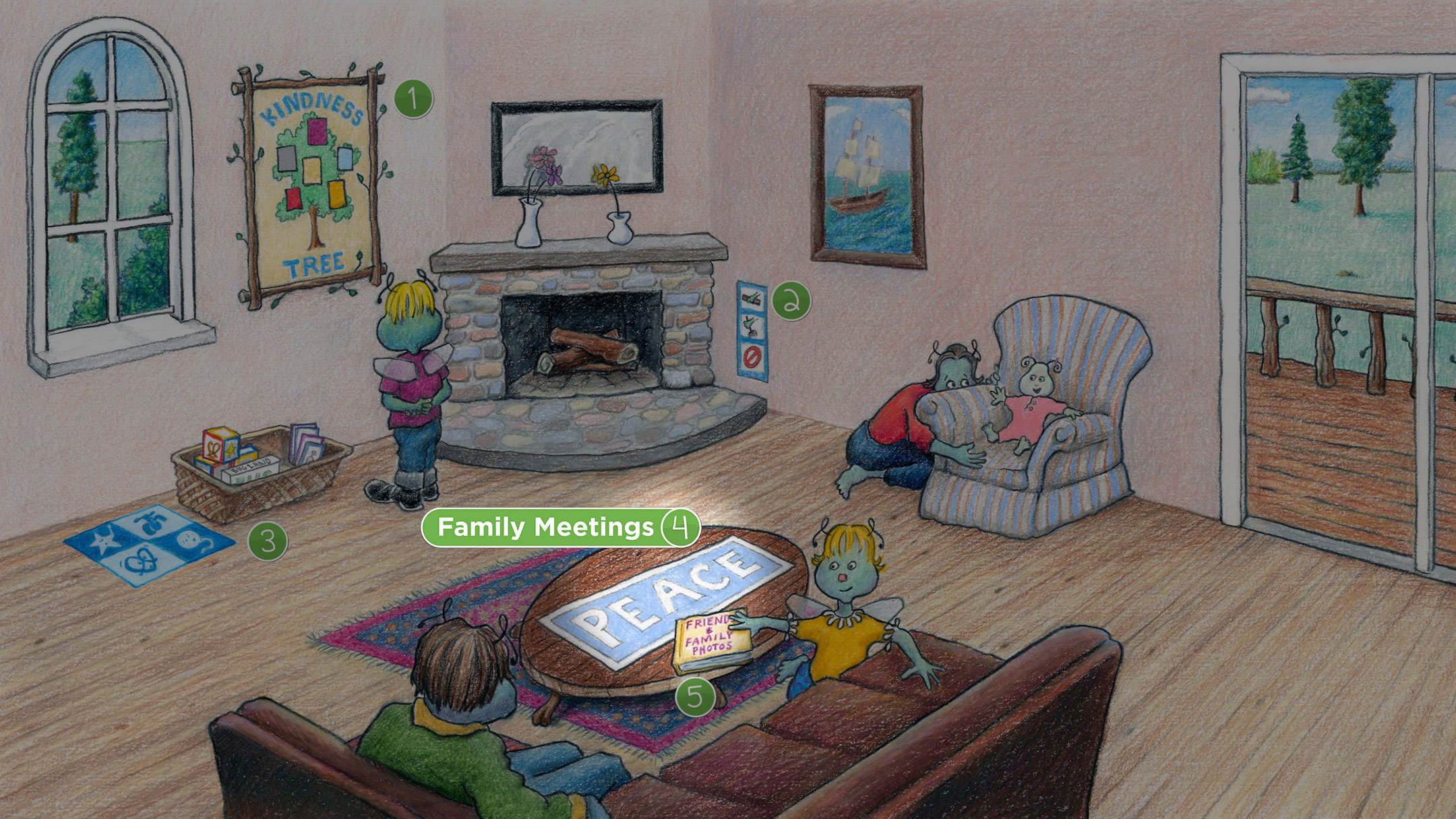 Living Room: Family Meetings