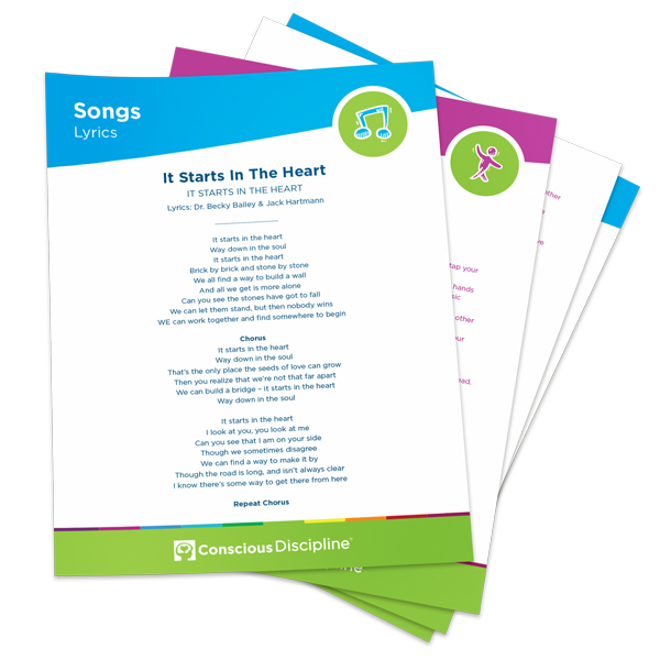 Conscious Discipline Songs Album: It Starts in the Heart