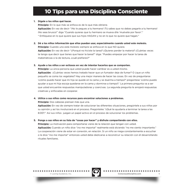 10 Consejos Para Una Disciplina Consciente