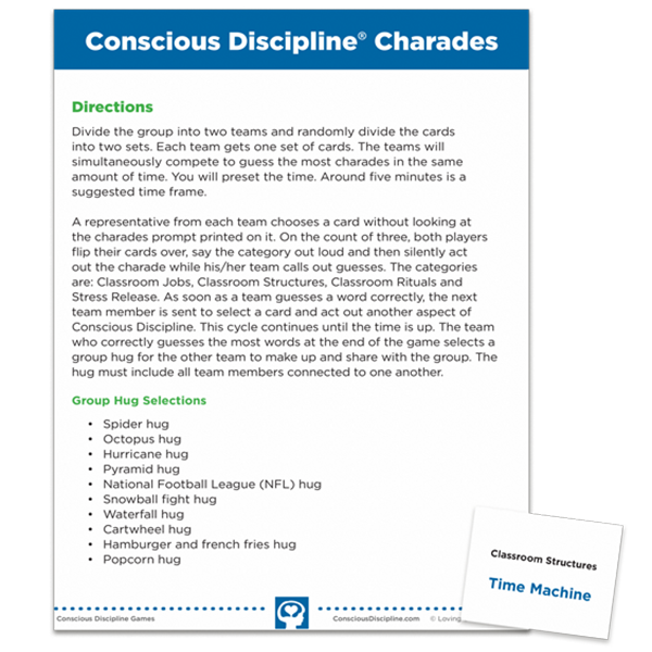 Conscious Discipline Charades