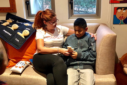 Portable Safe Place: Feeling Faces