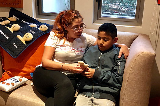 Portable Safe Place: Feeling Faces