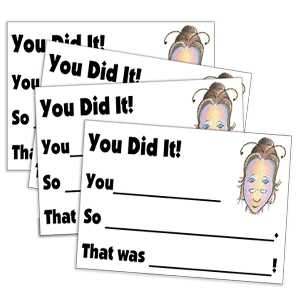 Mini Cards: You Did It!