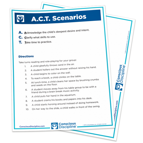 A.C.T. Scenarios: Ages 4 and Up