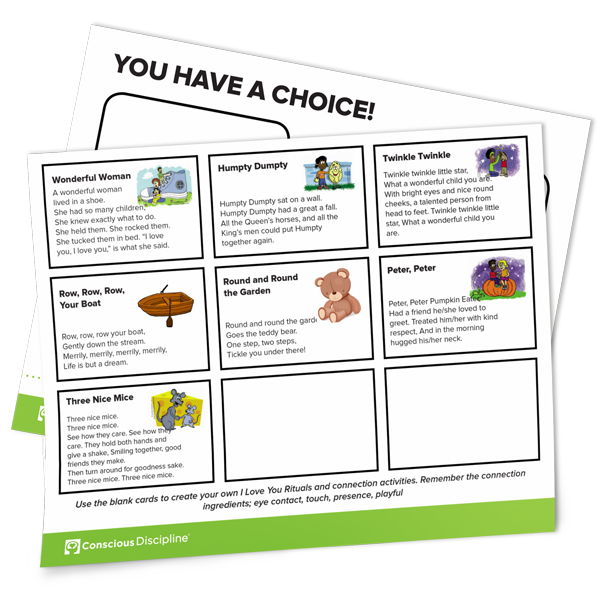 Choice Board – I Love You Rituals