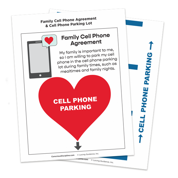 Family Cell Phone Agreement and Cell Phone Parking Lot
