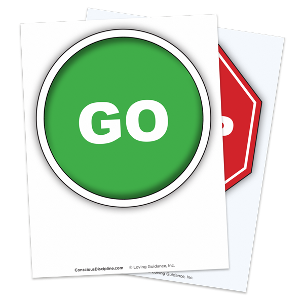 Stop and Go Door Signs for Siblings