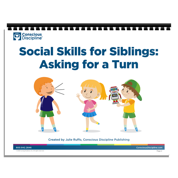 Social Skills for Siblings: Asking for a Turn