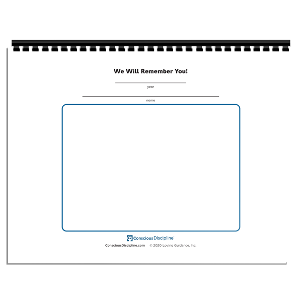 We Will Remember You- A Teacher-Made Book