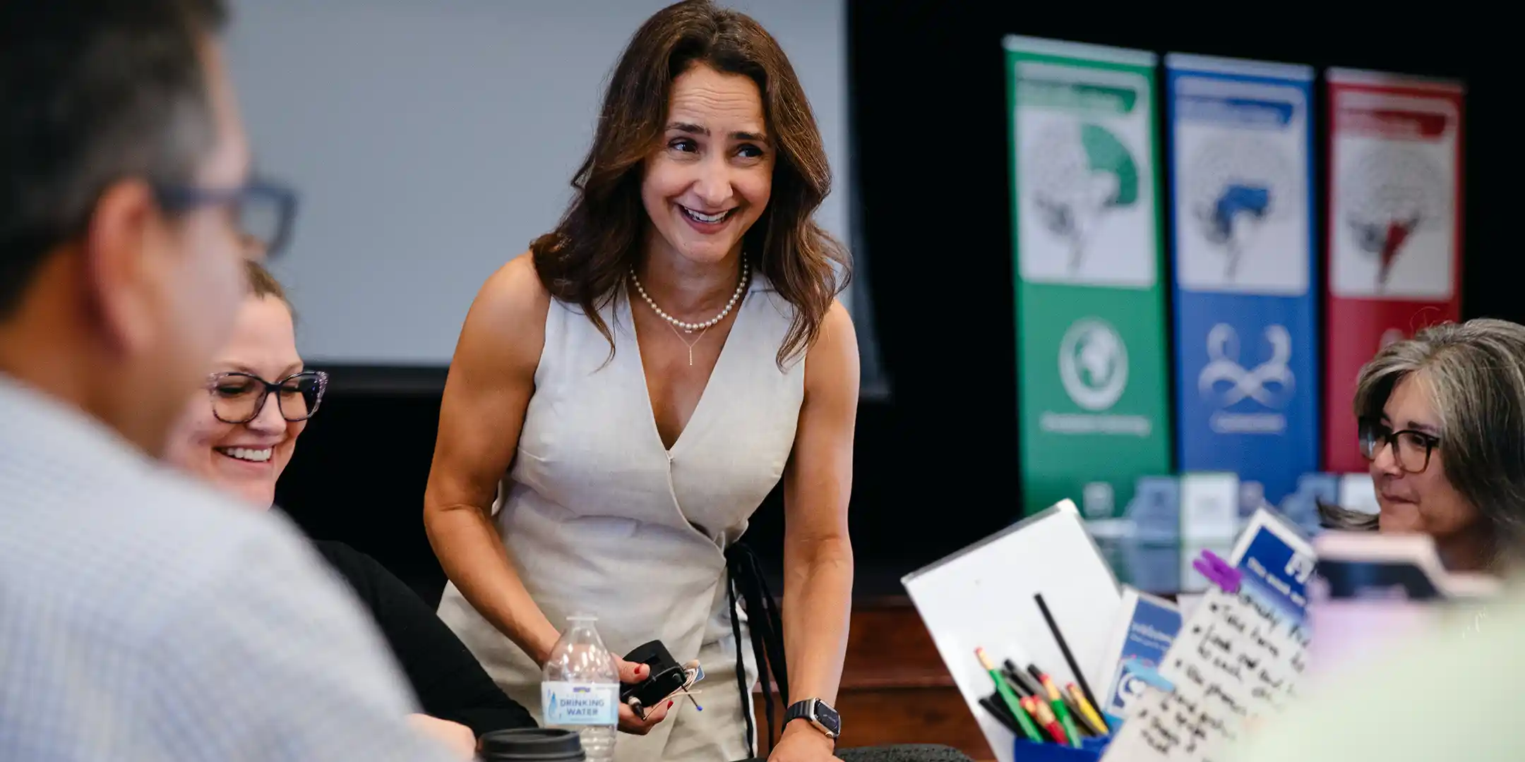 CD instructor with teachers