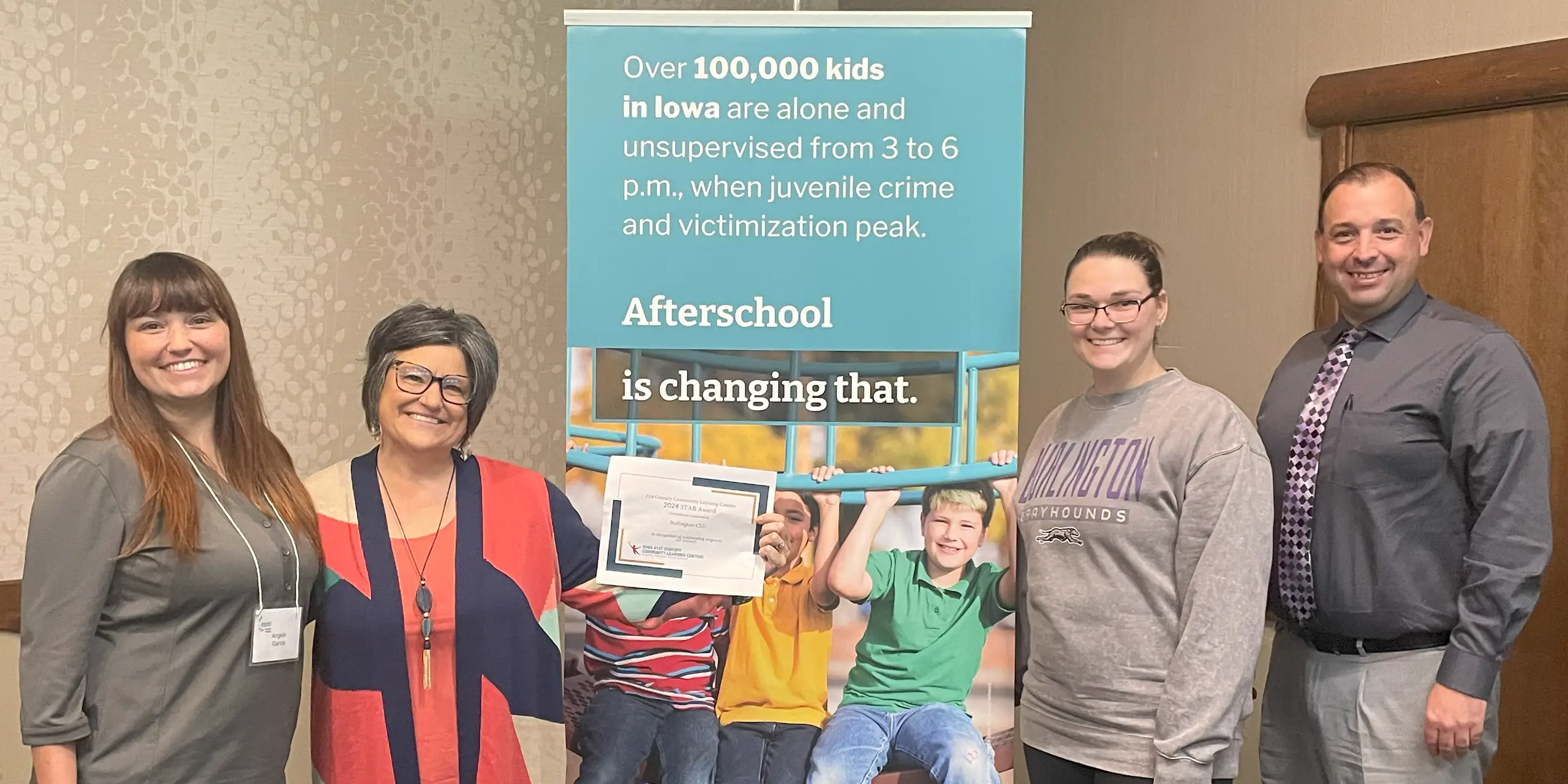 Burlington District Honored with the 21CCLC STARS Award