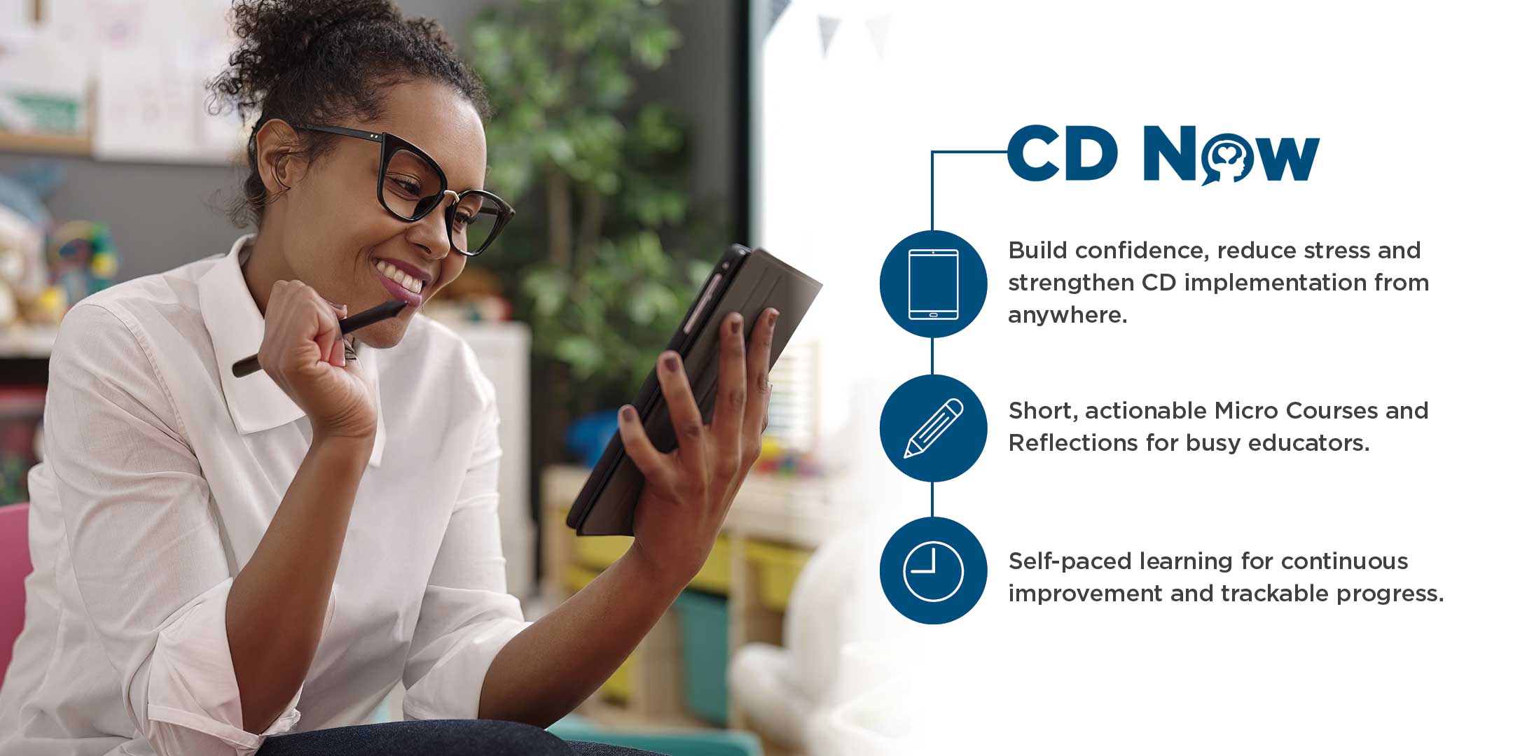 CD Now Web App Features, micro courses, and self reflection